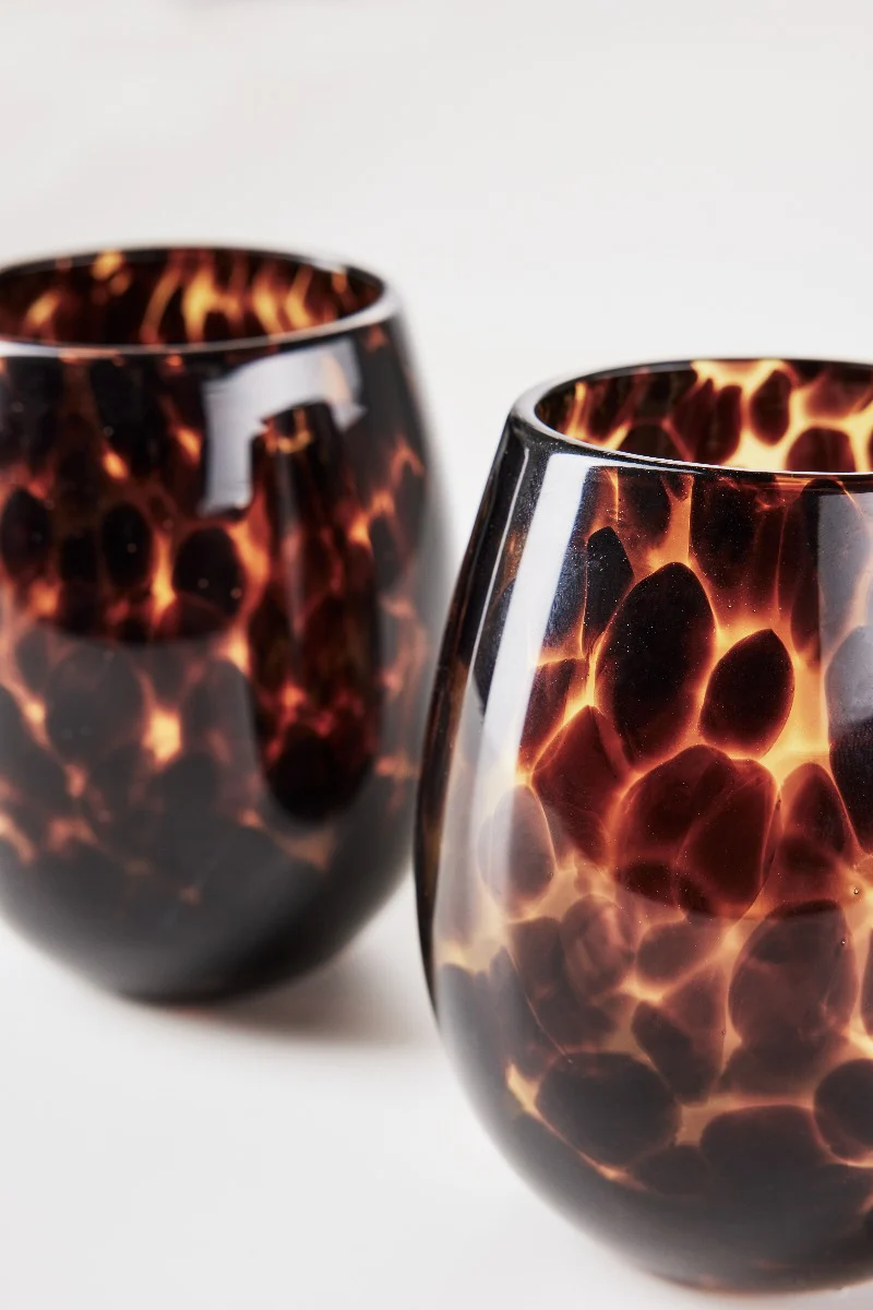 Bahne Interior  Vandglas - Dots Amber