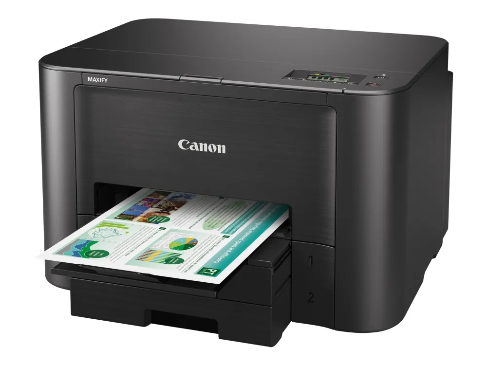 Canon MAXIFY iB4150 - Printer - farve - Duplex - blækprinter - A4/Legal - 600 x 1200 dpi - op til 24 ipm (mono) / op til 15.5 ipm (farve) - kapacitet: 500 ark - USB 2.0, LAN, Wi-Fi(n)