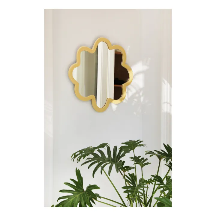 &Klevering Miroir Funky | Jaune