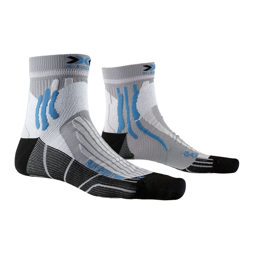 X-Socks RUN SPEED 2 - Chaussettes gris/bleu