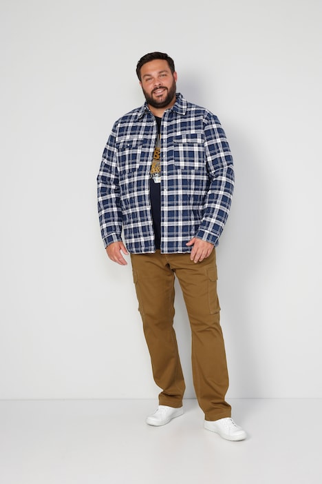 Boston Park Hemdjacke, Karostepp, Bauchfit, bis 82