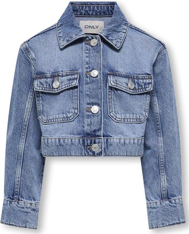 ONLY GIRLS - Denim Jas - Blauw - Denim