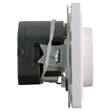 Peha Standard enkel geaard stopcontact met USB-A poort wit