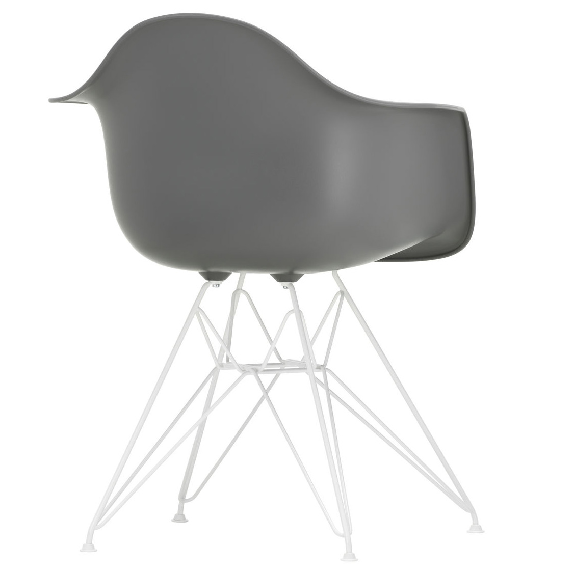 Eetkamerstoel DAR RE wit Granite Grey