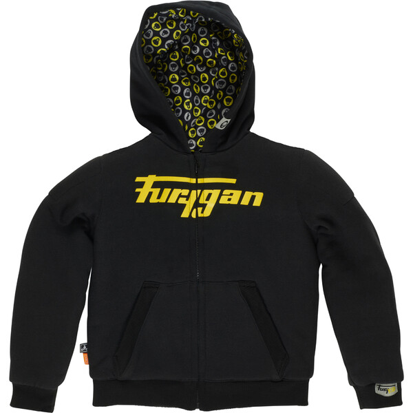 Furygan - Sweat à capuche enfant Luxio Kid Noir / Jaune