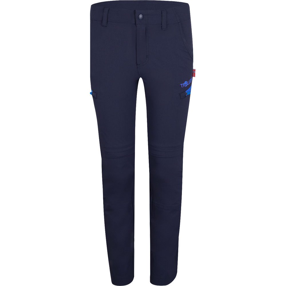 Trollkids Kjerag Zip Off-Trekkinghose Kinder navy medium blue