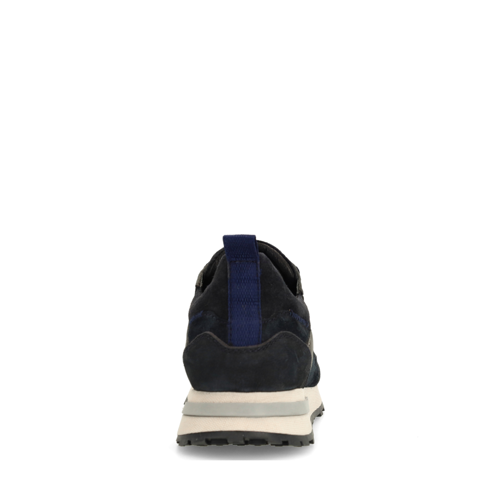 Donkerblauwe nubuck sneakers