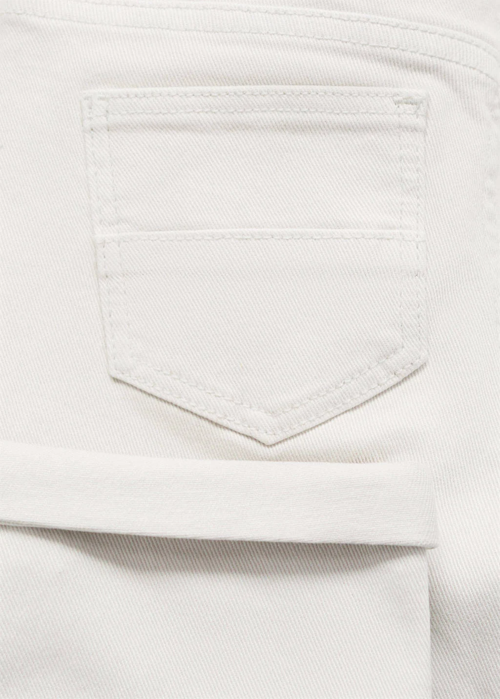 Mango Kids regular casual broek wit