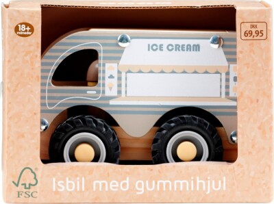 Legetøjs Isbil I Træ