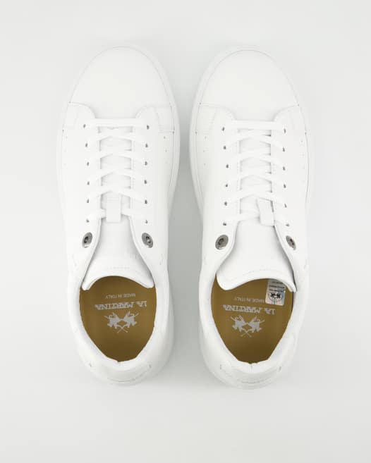 La Martina LFM251.001.3000 Sneaker in Weiß