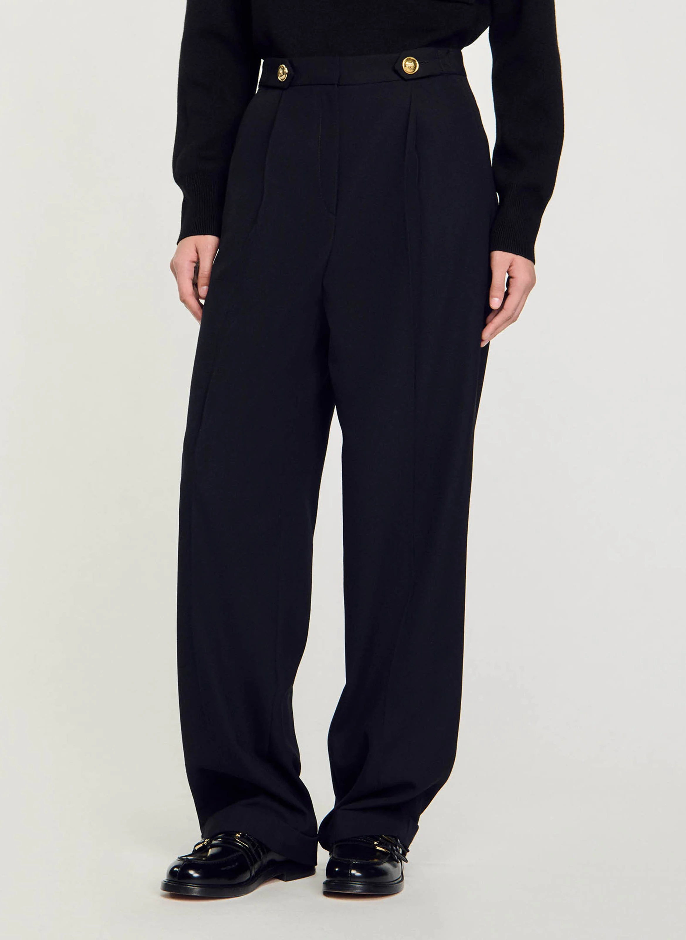 Pantalon droit | Noir