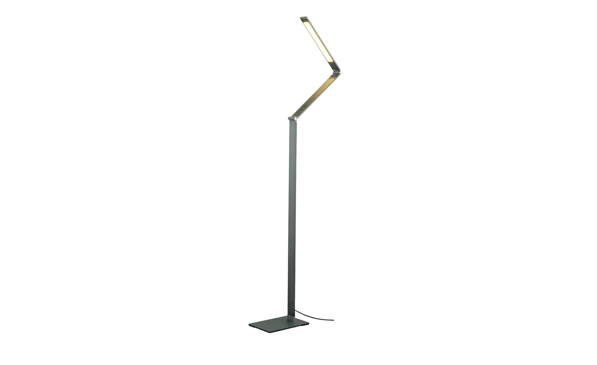 Fischer-Honsel LED-Stehleuchte, anthrazit-grau mit Dimmer