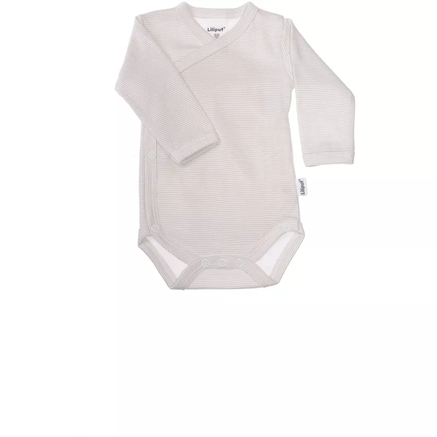 Liliput Wickelbody grau gestreift