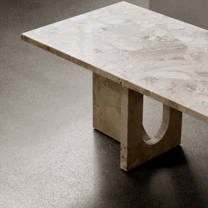 Audo - Androgyne Lounge Table, 120 x 45 cm, sand