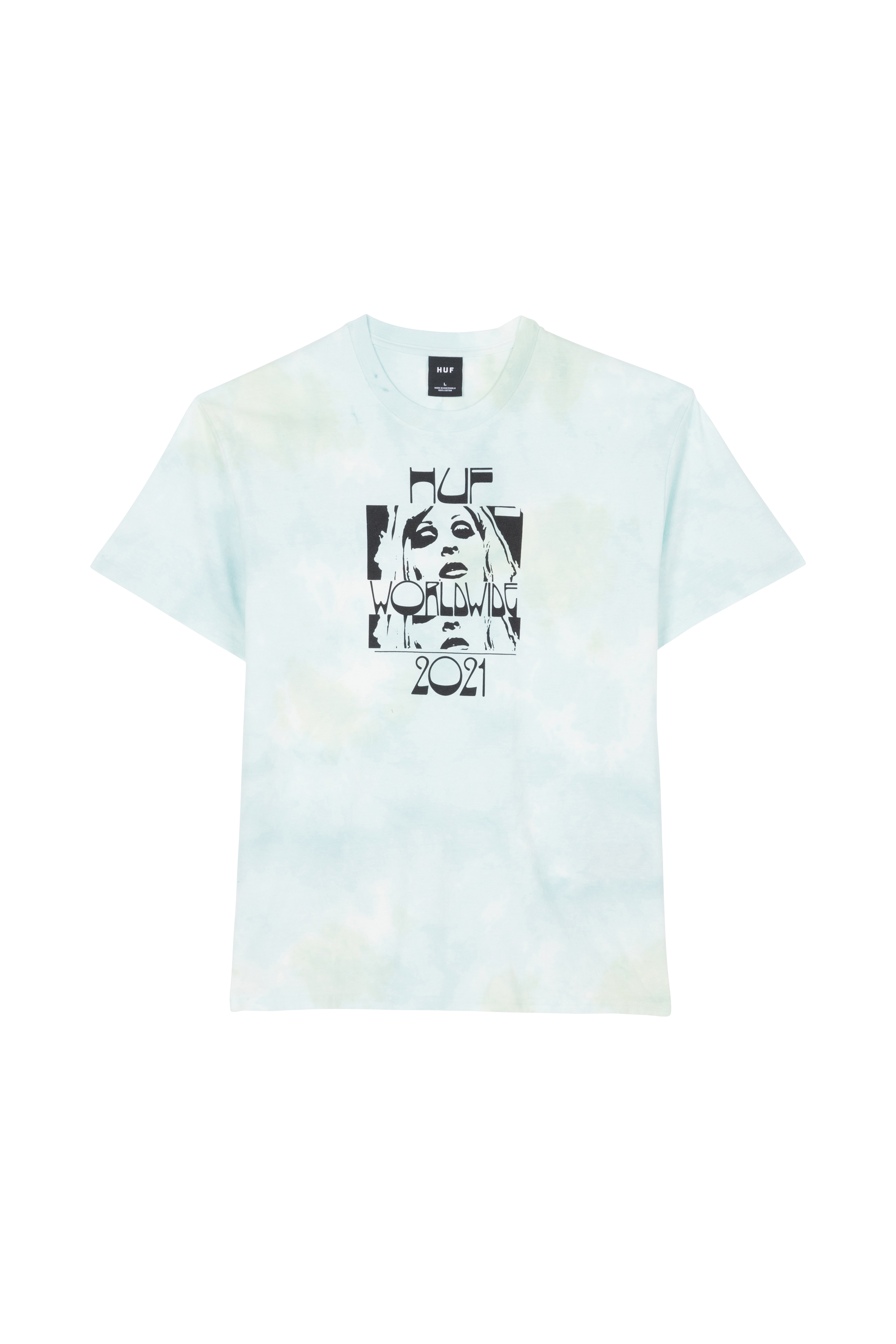 HUF T-shirt WASTED DARLING Bleu