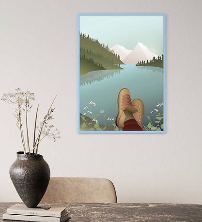 Vissevasse Bilderrahmen - Holz - 50x70 cm - Air Blue
