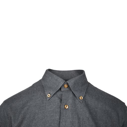 Nordstrand Brushed Plain Skjorte, Charcoal, 44