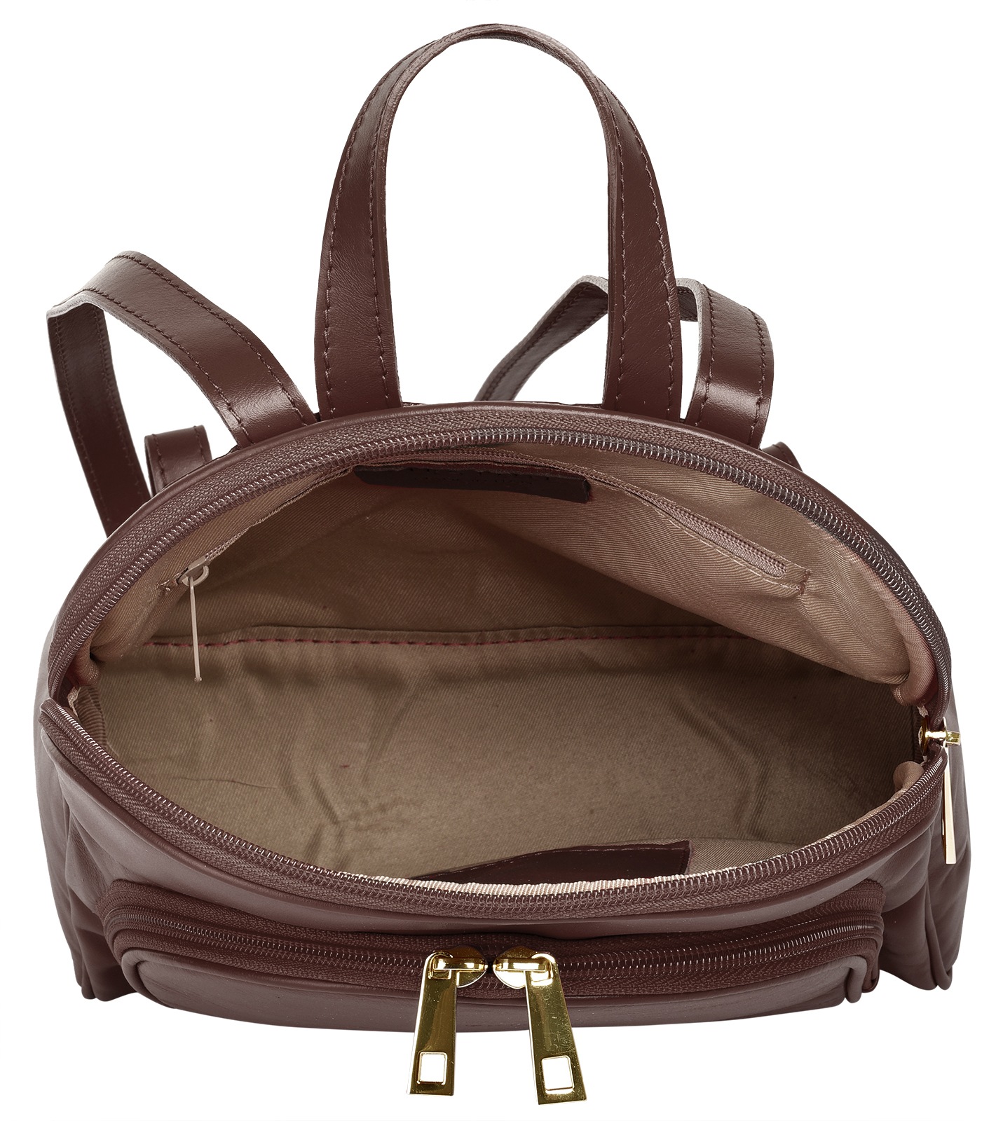 Cluty Cityrucksack echt Leder, Made in Italy