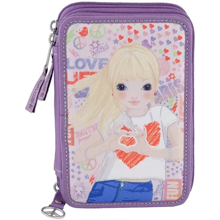 Depesche TOPModel 3-Fach Federtasche, PEACE
