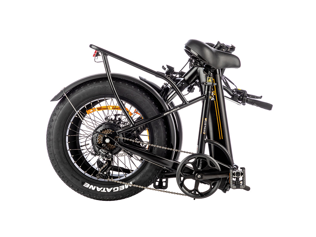 Lacros Mustang M250 elektrisch opvouwbare Fatbike - Black