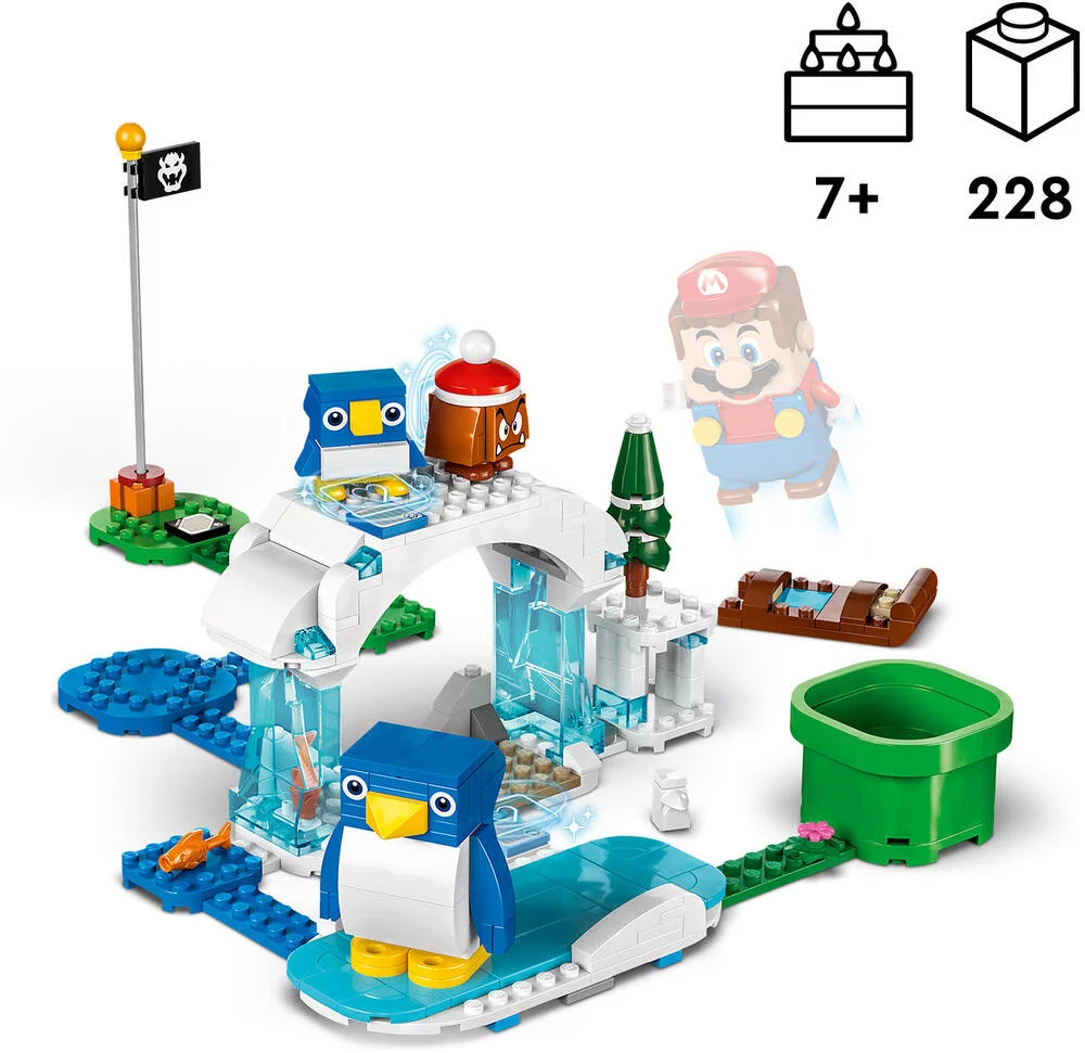 LEGO®SUPER MARIO™ 71430 - ENSEMBLE D’EXTENSION AVENTURE DANS LA NEIGE POUR LA FAMILLE