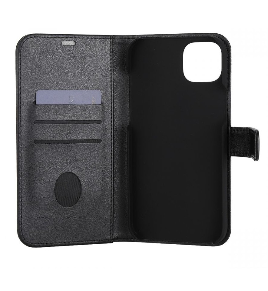 RadiCover - Strålingsbeskyttelse Wallet Vegansk Læder iPhone 14 PLUS Flipcover Sort