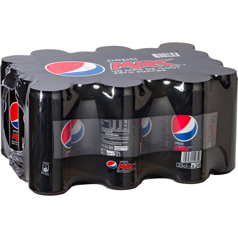 Pepsi Cola Max  33 cl - 24 canettes