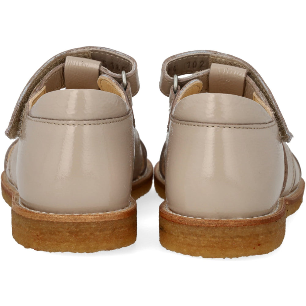 Køb Angulus Sand/Champagne Glitter Hjertesandal Med Glitter Hjerte