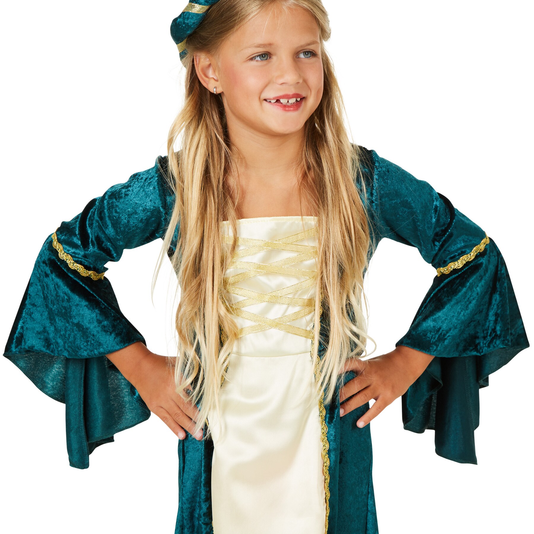 tectake® Mädchenkostüm Burgprinzessin