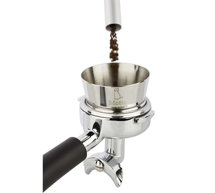 Entonnoir Motta pour mouture café en acier inoxydable 40 mm de haut