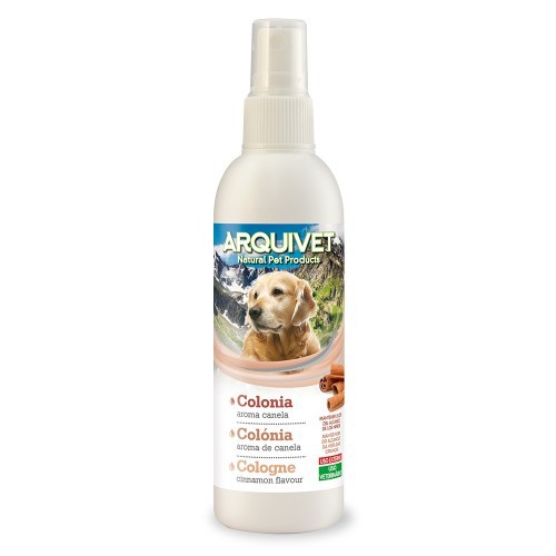 Colônia para cães com aroma de canela