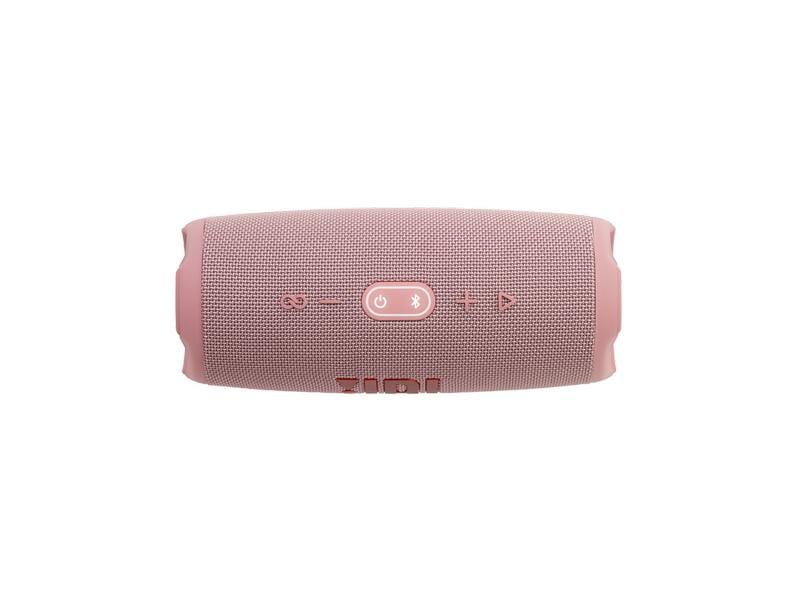 JBL Bluetooth Speaker Charge 5 Pink Tragbarer wasserdichter Lautsprecher mit Powerbank