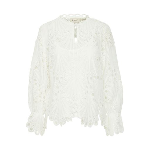Fransa Belle Bluse, Blanc de Blanc, S
