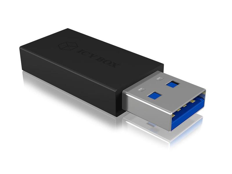 ICY BOX USB-Adapter IB-CB015 USB-A Stecker - USB-C Buchse USB-Adapter, Typ A auf Typ C