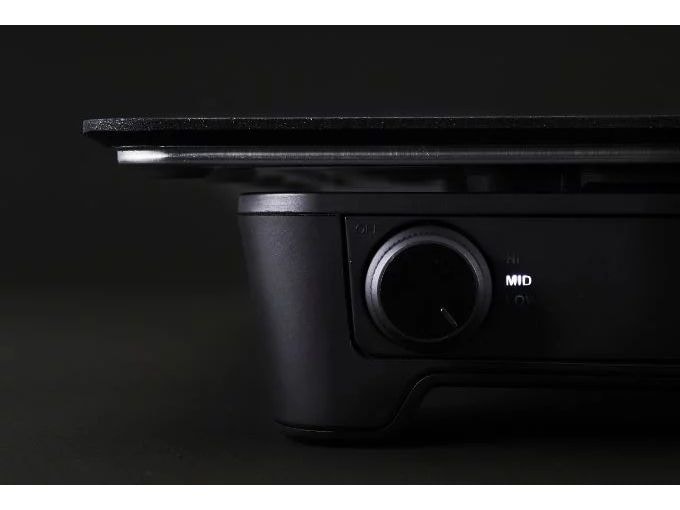 Abien Tischgrill Magic Grill Schwarz Elektrogrill im japanischen Design