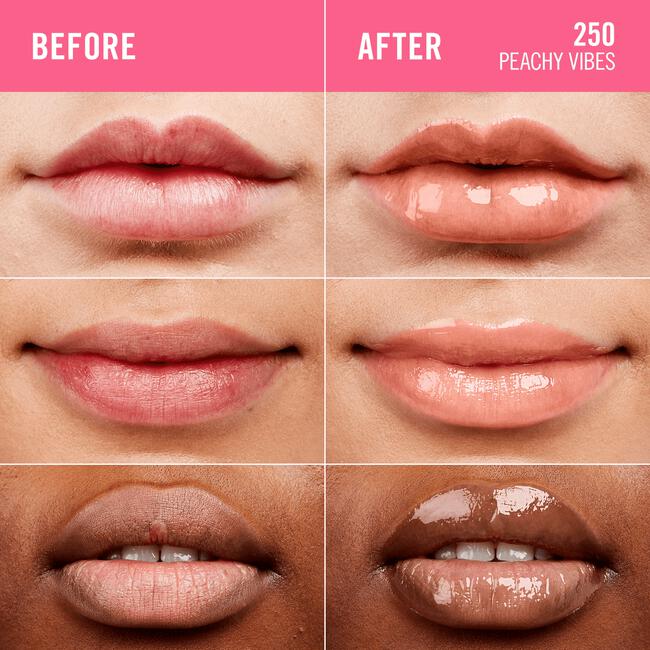 Rimmel London Thrill Seeker Glassy Gloss Lipgloss 250 Peachy Vibes 10 ML