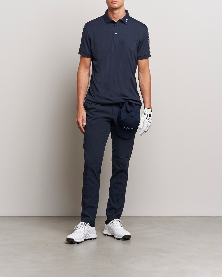 J.Lindeberg Regular Fit Tour Tech Stretch Polo Navy