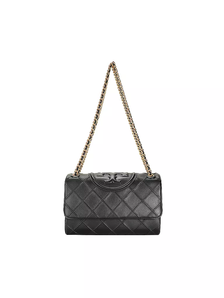 TORY BURCH Ledertasche - Umhängetasche  schwarz
