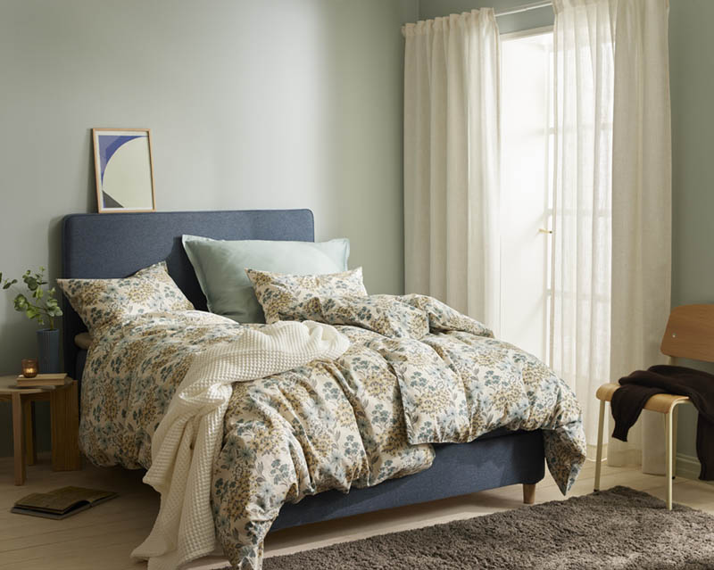 Tuva bomullsengesett 140x200 beige