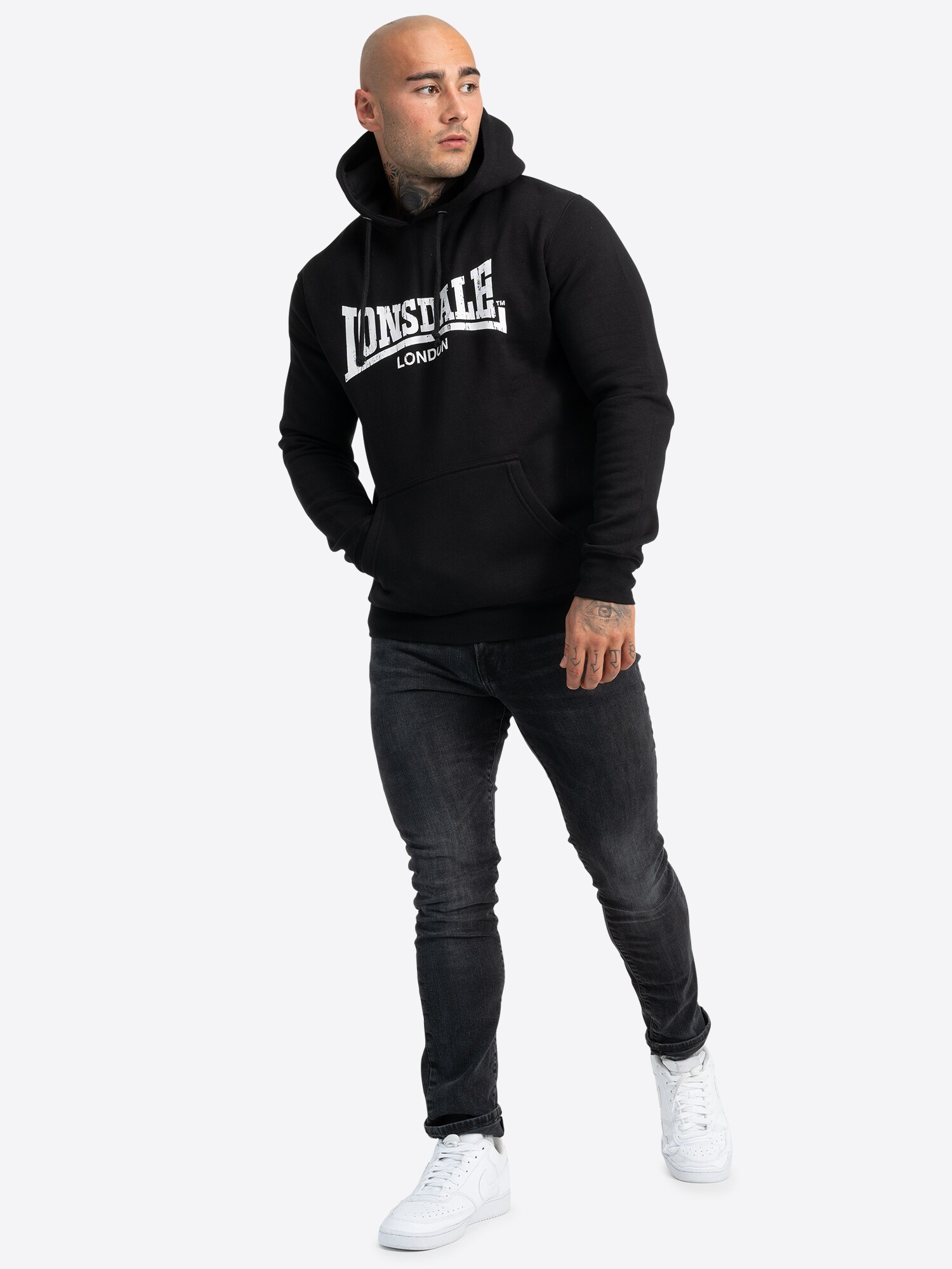 Lonsdale Herren Kapuzensweatshirt normale Passform WOLTERTON