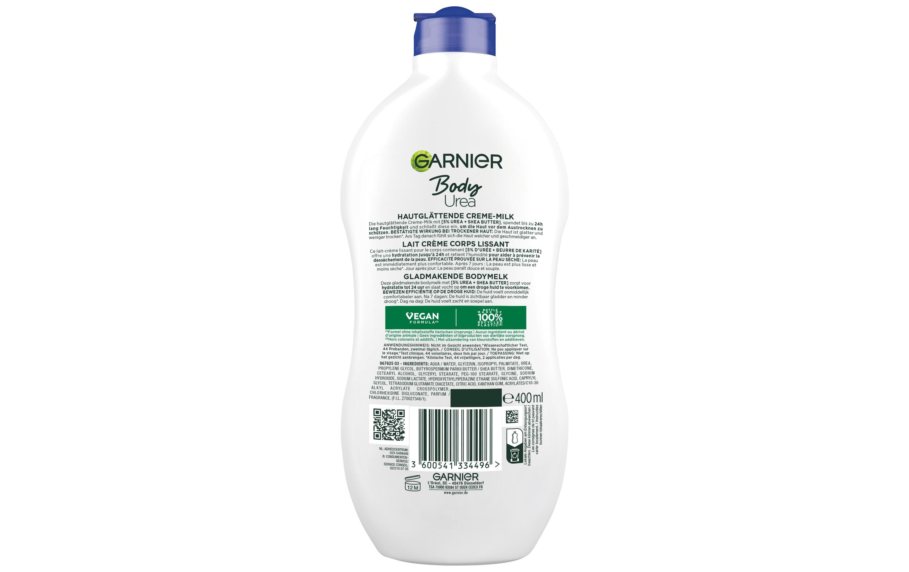 Body Lotion Milk Urea 400 ml1 StückKörperpflege bringt empfindliche Haut wieder ins Gleichgewicht