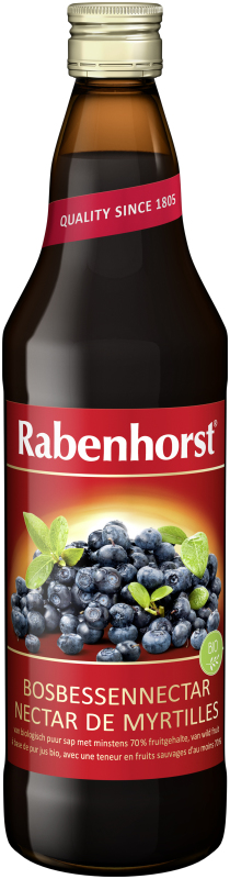 Rabenhorst Bosbessennectar Bio 750ml
