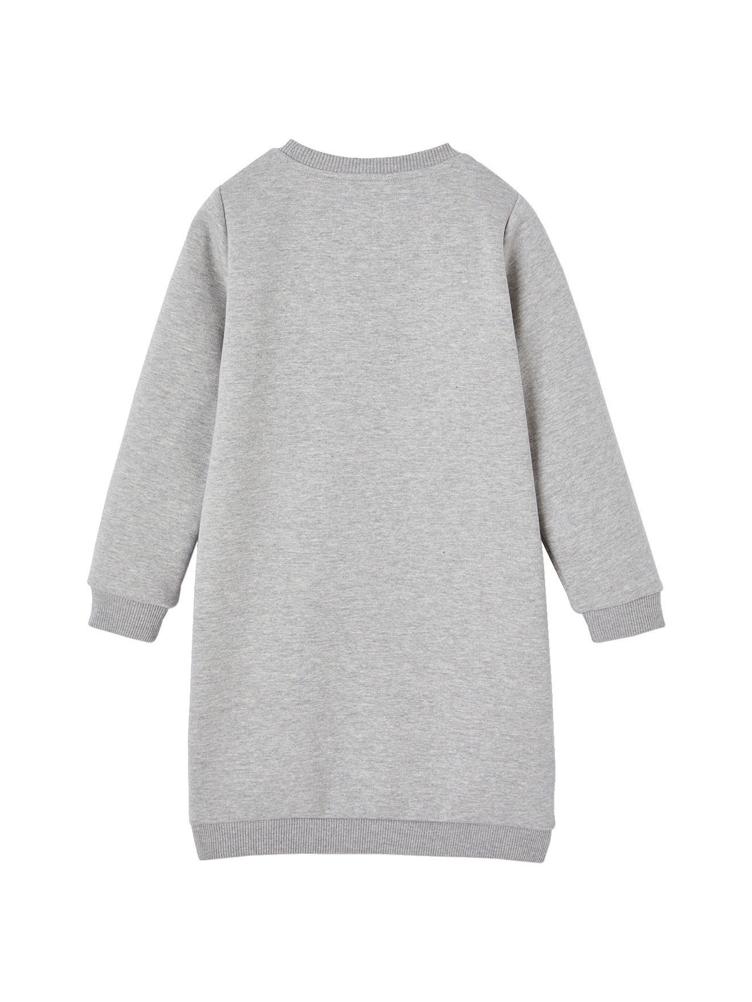 Vertbaudet Mädchen Sweatkleid BASIC grau meliert