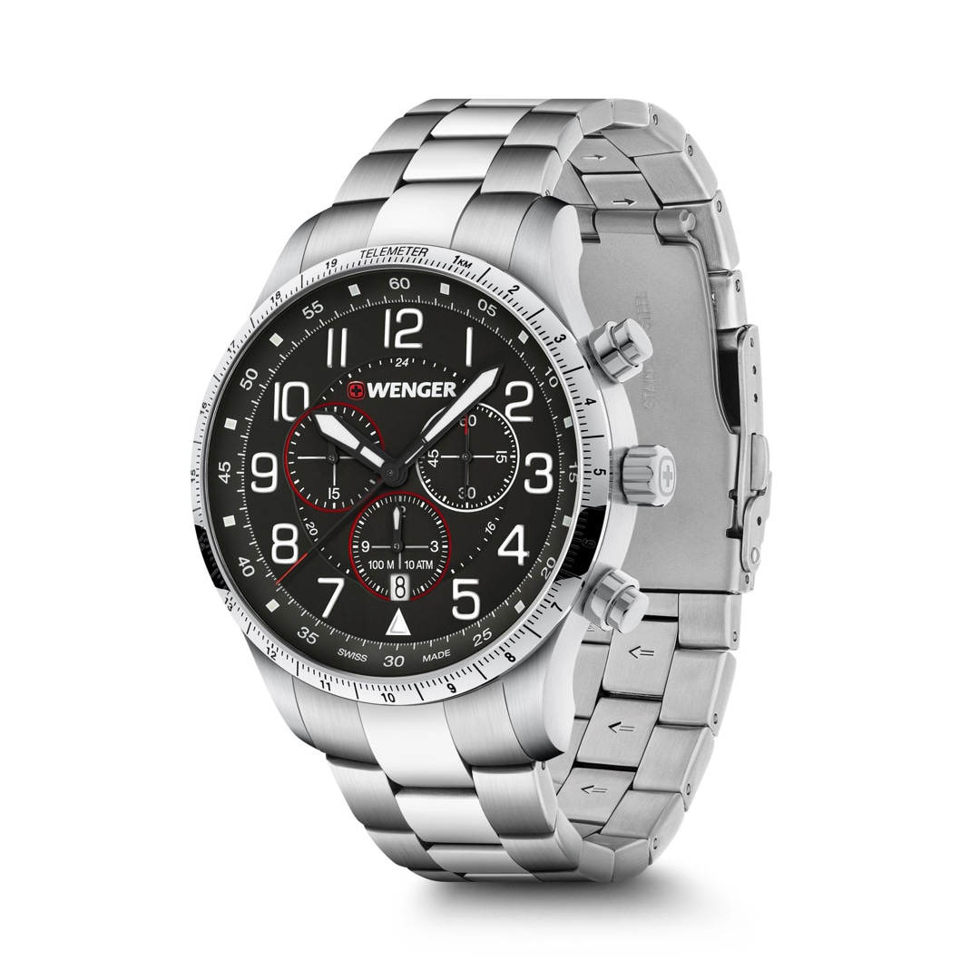Wenger Attitude Chrono Silber Ø 44mm