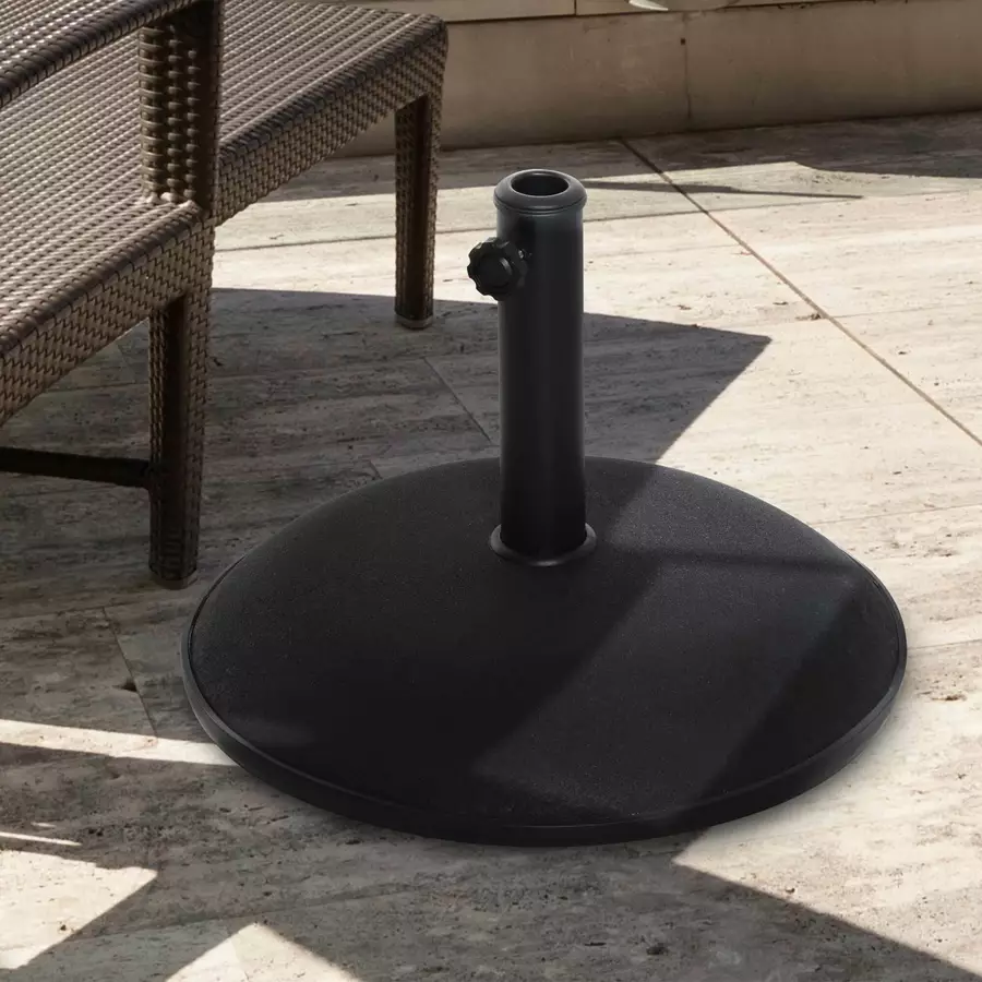Outsunny Sonnenschirmständer schwarz