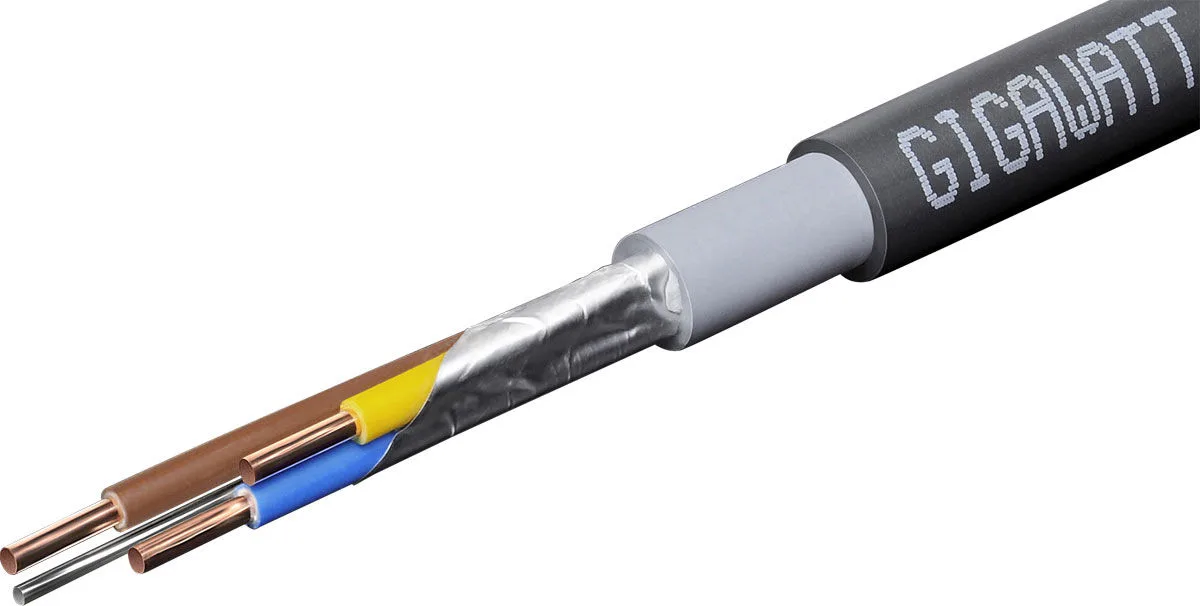 GigaWatt LC-Y 3X4 In Wall (3 m) Câbles d'alimentation secteur
