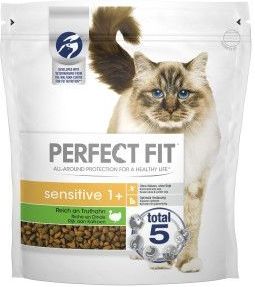 5x Perfect Fit Droogvoer Sensitive Kalkoen 1,4 kg
