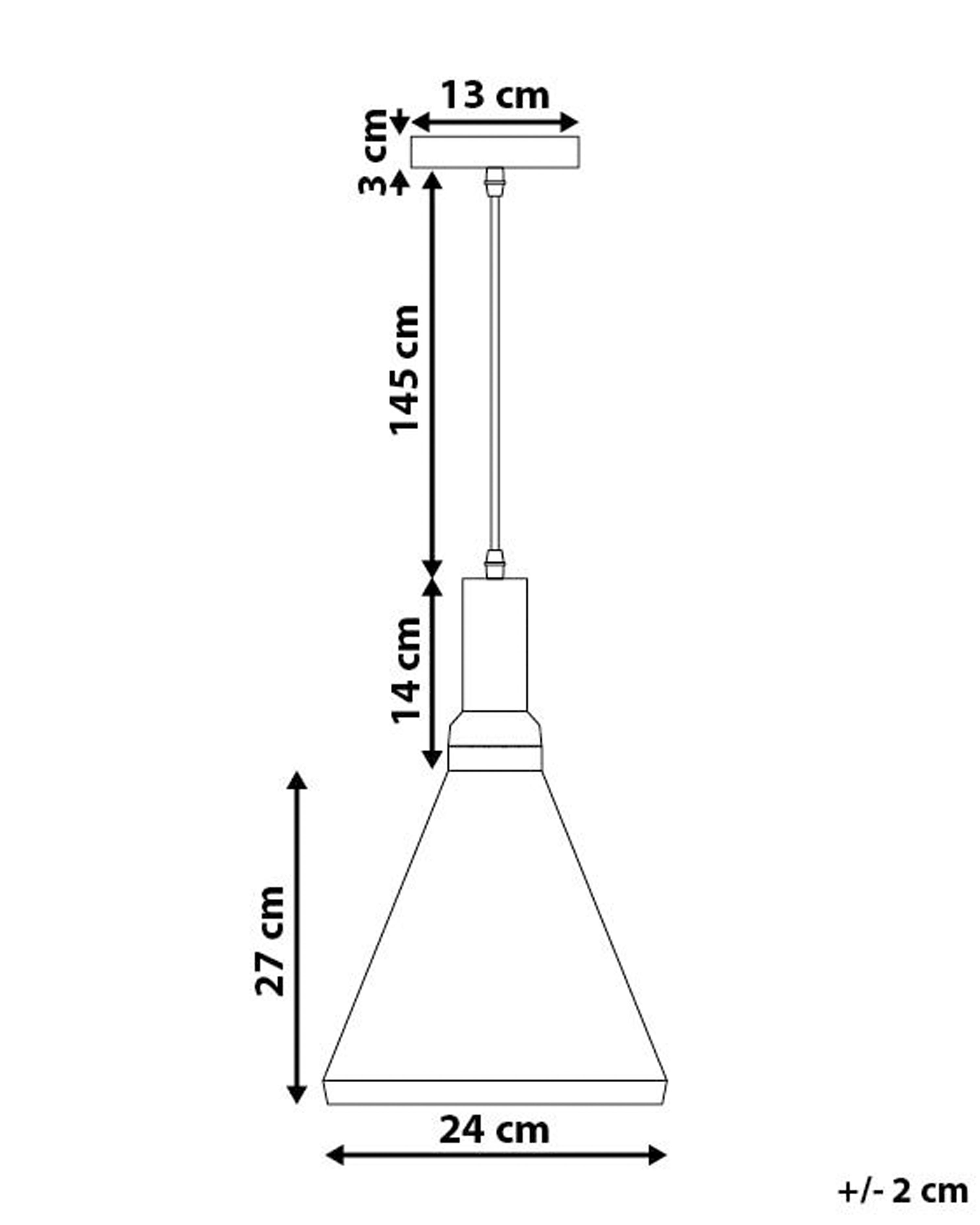 Hanglamp MACKENZIE Metaal Zwart