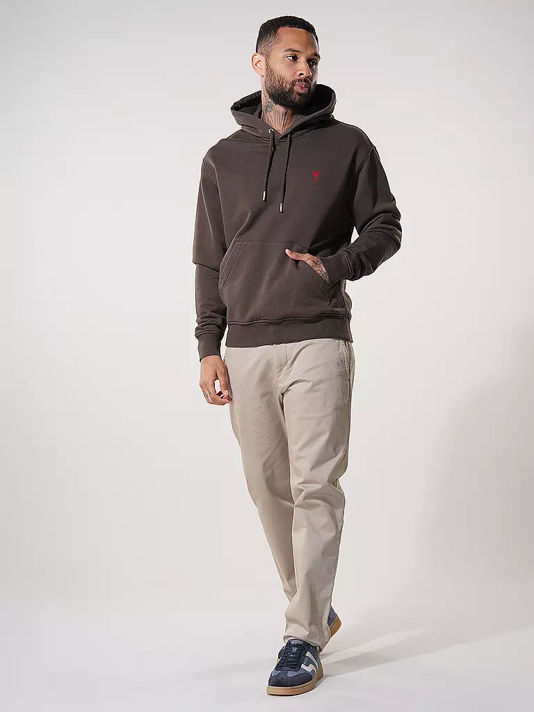 AMI PARIS Kapuzenpullover - Hoodie braun