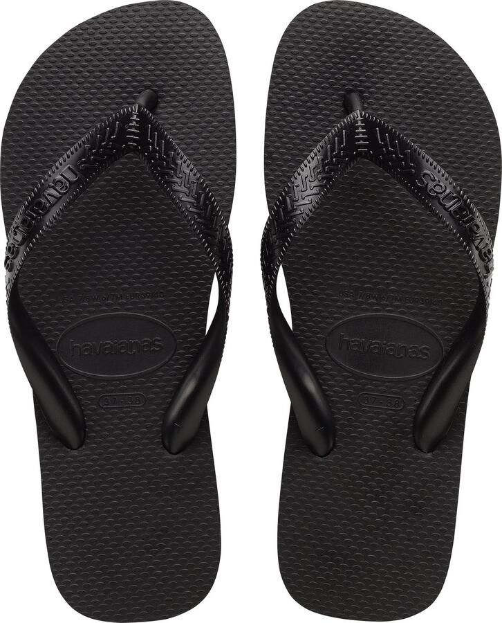 Havaianas Top Unisex Slides & Sandalen zwart Schoenen